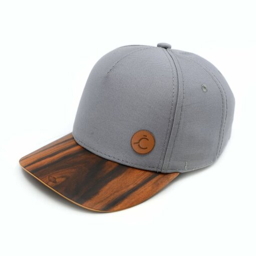 kšiltovka šedá - santos palisander